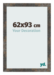 Photo Frame 62x93 cm Oxidized Metal MDF Bologna Front Size | Yourdecoration.co.uk