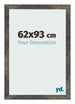 Photo Frame 62x93 cm Oxidized Metal MDF Bologna Front Size | Yourdecoration.co.uk
