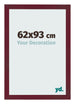 Photo Frame 62x93 cm Wine Red Swept MDF Bologna Front Size | Yourdecoration.co.uk