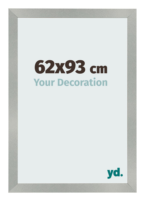 Photo Frame 62x93cm Aluminum Brushed MDF Bologna Front Size | Yourdecoration.co.uk