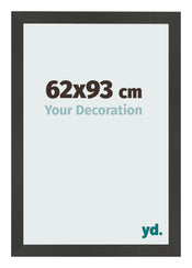 Photo Frame 62x93cm Anthracite MDF Bologna Front Size | Yourdecoration.co.uk