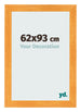 Photo Frame 62x93cm Orange MDF Pisa Front Size | Yourdecoration.co.uk