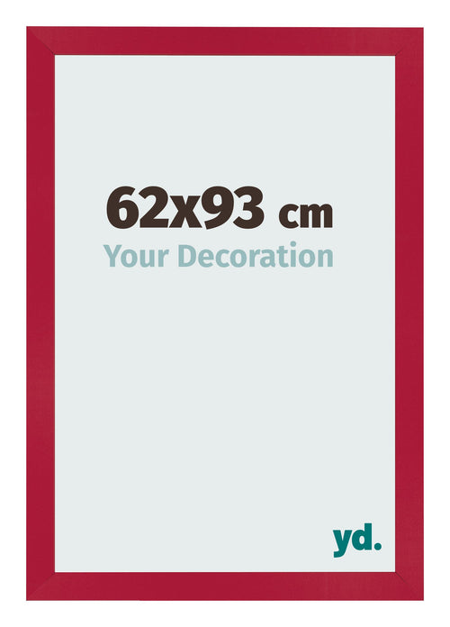 Photo Frame 62x93cm Red MDF Bologna Front Size | Yourdecoration.co.uk