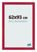Photo Frame 62x93cm Red MDF Bologna Front Size | Yourdecoration.co.uk