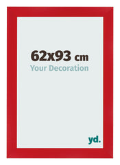 Photo Frame 62x93cm Red MDF Pisa Front Size | Yourdecoration.co.uk