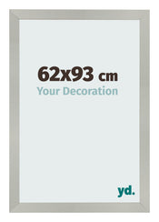 Photo Frame 62x93cm Silver Matte MDF Bologna Front Size | Yourdecoration.co.uk