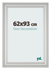 Photo Frame 62x93cm Silver Matte MDF Lazio Front Size | Yourdecoration.co.uk