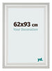 Photo Frame 62x93cm White Swept MDF Lazio Front Size | Yourdecoration.co.uk