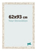 Photo Frame 62x93cm White Vintage MDF Bologna Front Size | Yourdecoration.co.uk