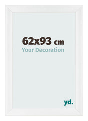 Photo Frame 62x93cm White Vintage MDF Pisa Front Size | Yourdecoration.co.uk