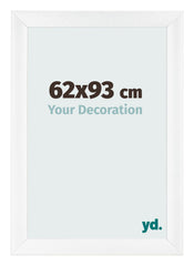 Photo Frame 62x93cm White Vintage MDF Pisa Front Size | Yourdecoration.co.uk