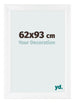 Photo Frame 62x93cm White Vintage MDF Pisa Front Size | Yourdecoration.co.uk