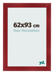 Photo Frame 62x93cm Wine Red Swept MDF Pisa Front Size | Yourdecoration.co.uk