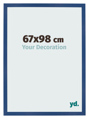 Photo Frame 67x98 cm Dark Blue MDF Bologna Front Size | Yourdecoration.co.uk