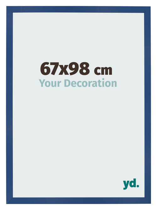 Photo Frame 67x98 cm Dark Blue MDF Bologna Front Size | Yourdecoration.co.uk