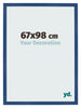 Photo Frame 67x98 cm Dark Blue MDF Bologna Front Size | Yourdecoration.co.uk