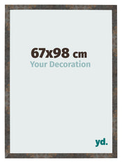 Photo Frame 67x98 cm Oxidized Metal MDF Bologna Front Size | Yourdecoration.co.uk