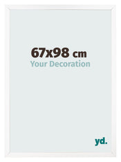 Photo Frame 67x98 cm White Matte MDF Bologna Front Size | Yourdecoration.co.uk