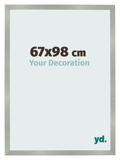Photo Frame 67x98cm Aluminum Brushed MDF Bologna Front Size | Yourdecoration.co.uk