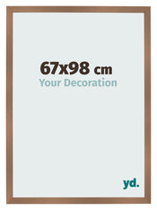 Photo Frame 67x98cm Copper Design MDF Bologna Front Size | Yourdecoration.co.uk
