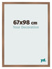 Photo Frame 67x98cm Copper Design MDF Bologna Front Size | Yourdecoration.co.uk