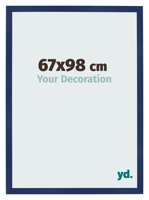 Photo Frame 67x98cm Dark Blue Swept MDF Bologna Front Size | Yourdecoration.co.uk