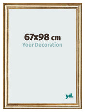 Photo Frame 67x98cm Gold Antique MDF Lazio Front Size | Yourdecoration.co.uk
