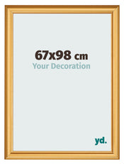 Photo Frame 67x98cm Gold Matte MDF Lazio Front Size | Yourdecoration.co.uk
