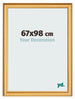 Photo Frame 67x98cm Gold Matte MDF Lazio Front Size | Yourdecoration.co.uk