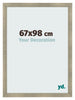 Photo Frame 67x98cm Gold Vintage MDF Pisa Front Size | Yourdecoration.co.uk