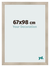 Photo Frame 67x98cm Oak Rustic MDF Pisa Front Size | Yourdecoration.co.uk