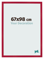 Photo Frame 67x98cm Red MDF Bologna Front Size | Yourdecoration.co.uk