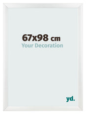 Photo Frame 67x98cm White Vintage MDF Pisa Front Size | Yourdecoration.co.uk