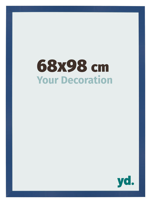 Photo Frame 68x98 cm Dark Blue MDF Bologna Front Size | Yourdecoration.co.uk