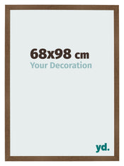 Photo Frame 68x98 cm Oak Rustic MDF Bologna Front Size | Yourdecoration.co.uk