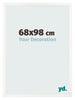 Photo Frame 68x98 cm White High Gloss MDF Bologna Front Size | Yourdecoration.co.uk