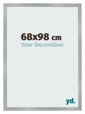 Photo Frame 68x98cm Aluminum Brushed MDF Bologna Front Size | Yourdecoration.co.uk