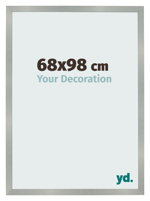 Photo Frame 68x98cm Aluminum Brushed MDF Bologna Front Size | Yourdecoration.co.uk