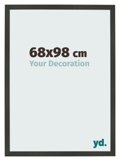 Photo Frame 68x98cm Anthracite MDF Bologna Front Size | Yourdecoration.co.uk