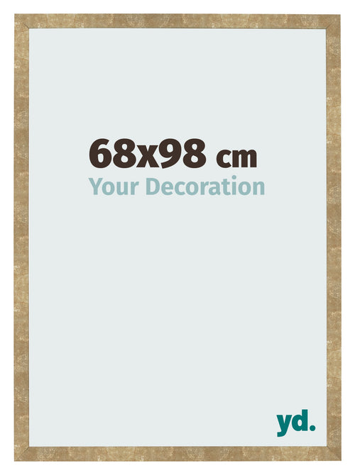 Photo Frame 68x98cm Gold Antique MDF Bologna Front Size | Yourdecoration.co.uk