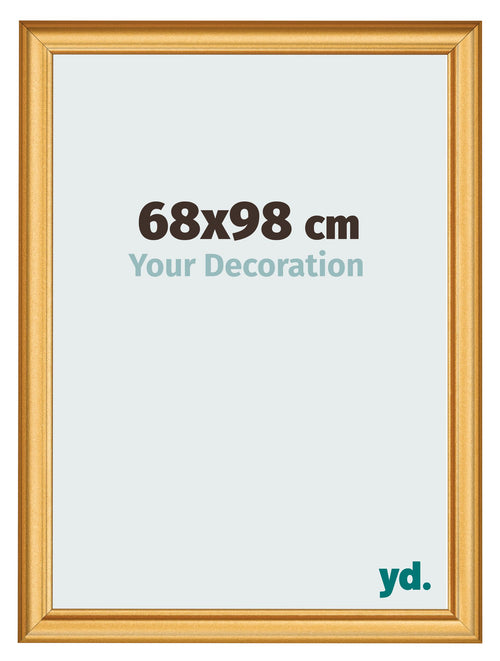 Photo Frame 68x98cm Gold Matte MDF Lazio Front Size | Yourdecoration.co.uk