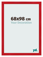 Photo Frame 68x98cm Red MDF Pisa Front Size | Yourdecoration.co.uk