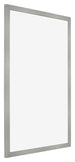 Photo Frame 68x98cm Silver Matte MDF Bologna Front Oblique | Yourdecoration.co.uk