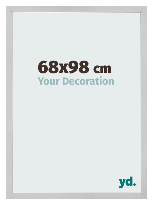 Photo Frame 68x98cm Stainless Steel MDF Bologna Front Size | Yourdecoration.co.uk