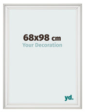 Photo Frame 68x98cm White Swept MDF Lazio Front Size | Yourdecoration.co.uk