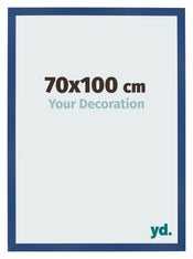 Photo Frame 70x100 cm Dark Blue MDF Bologna Front Size | Yourdecoration.co.uk