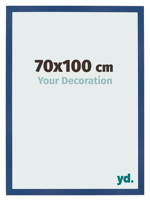 Photo Frame 70x100 cm Dark Blue MDF Bologna Front Size | Yourdecoration.co.uk