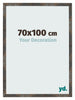 Photo Frame 70x100 cm Oxidized Metal MDF Bologna Front Size | Yourdecoration.co.uk