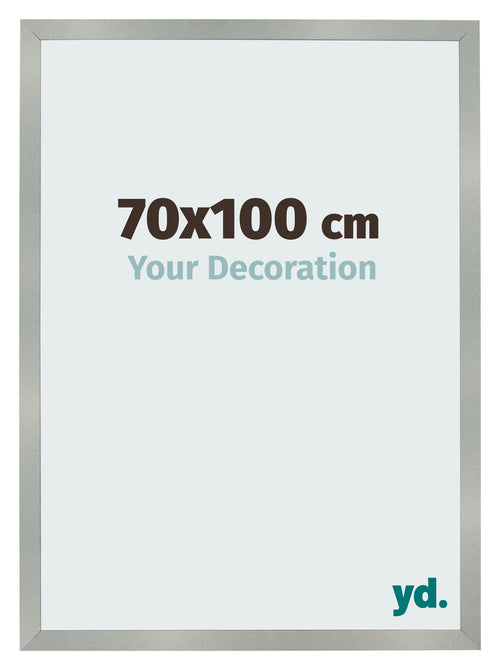 Photo Frame 70x100cm Aluminum Brushed MDF Bologna Front Size | Yourdecoration.co.uk
