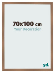 Photo Frame 70x100cm Copper Design MDF Bologna Front Size | Yourdecoration.co.uk